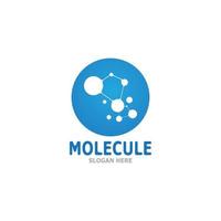 molécule logo vecteur modèle illustration
