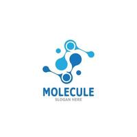 molécule logo vecteur modèle illustration