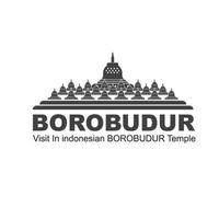 borobudur est indonésien temple un de le mots des miracles vecteur illustration