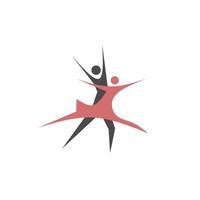 international Danse journée icône, Facile icône Danse avec élégance concept vecteur