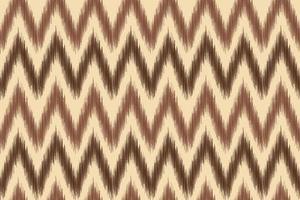 ethnique ikat en tissu modèle géométrique style.africain ikat broderie ethnique Oriental modèle marron crème Contexte. abstrait, vecteur, illustration.pour texture, vêtements, emballage, décoration, tapis. vecteur