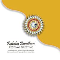 joyeux raksha bandhan fond de célébration du festival indien vecteur