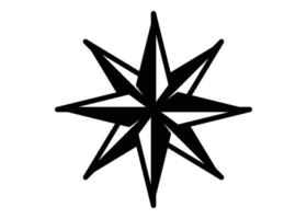 boussole icône logo conception modèle isolé illustration vecteur