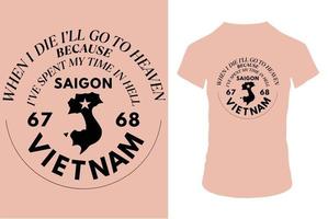 vietnam T-shirt conception et forme T-shirt conception vecteur
