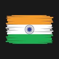 vecteur de drapeau indien