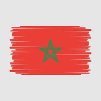 vecteur de drapeau maroc