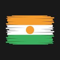 vecteur de drapeau du niger