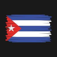 vecteur de drapeau de cuba