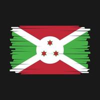 vecteur de drapeau burundais