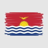 vecteur de drapeau de kiribati