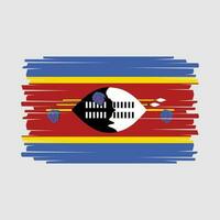 Swaziland drapeau vecteur