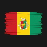 vecteur de drapeau de Guinée