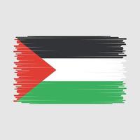 vecteur de drapeau palestinien
