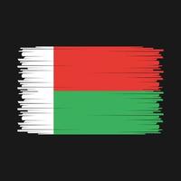 vecteur de drapeau de Madagascar
