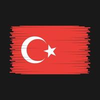 vecteur de drapeau de turquie