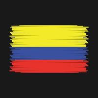 vecteur de drapeau colombie