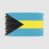 vecteur de drapeau des Bahamas