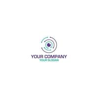 vision technologie affaires logo conception vecteur