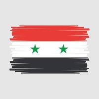 vecteur de drapeau de la syrie