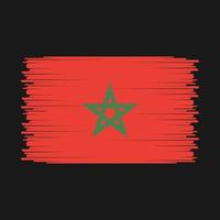 vecteur de drapeau maroc