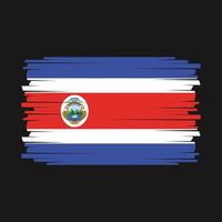 vecteur de drapeau du costa rica