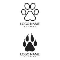 chien patte vecteur empreinte icône logo symbole illustration graphique