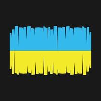 vecteur de drapeau ukrainien