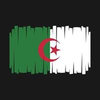 vecteur de drapeau algérie