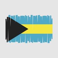 vecteur de drapeau des Bahamas