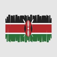 vecteur de drapeau du kenya