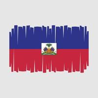 vecteur de drapeau d'Haïti