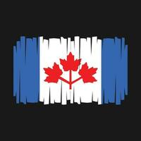 vecteur de drapeau du canada