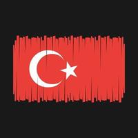 vecteur de drapeau de turquie
