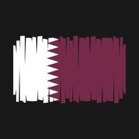 vecteur de drapeau du Qatar