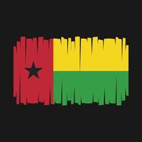 vecteur de drapeau de guinée bissau