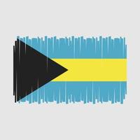 vecteur de drapeau des Bahamas