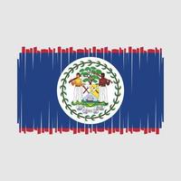 vecteur de drapeau de belize