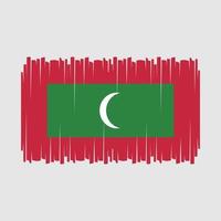 vecteur de drapeau maldives