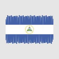 vecteur de drapeau nicaragua