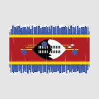 Swaziland drapeau vecteur