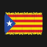 vecteur de drapeau de la Catalogne