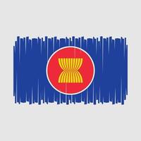 asean drapeau vecteur