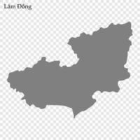 carte de Province de vietnam vecteur