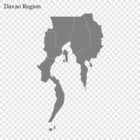 haute qualité carte de Région de philippines vecteur