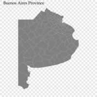 haute qualité carte est une Province de Argentine vecteur