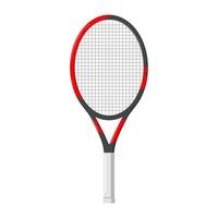 tennis raquette, vecteur illustration, isolé sur blanc Contexte