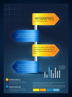 modèle infographique vecteur