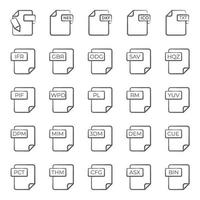 stockage et fichiers modernes vecteur