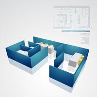 dessin technique architechural vecteur