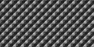 foncé noir pixel mosaïque abstrait sans couture géométrique la grille Contexte vecteur